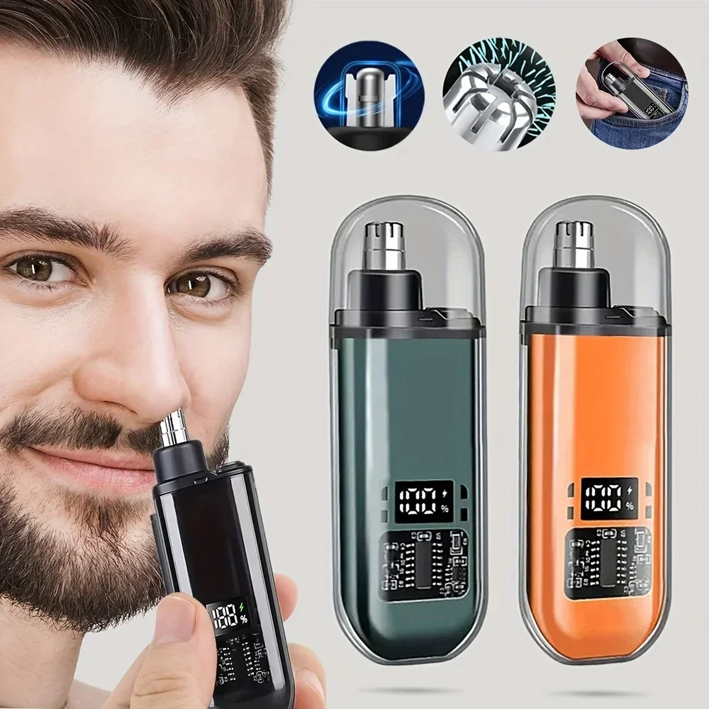 Men'S Grooming Haircut - Nose Ear Hair Trimmer USB Rechargeable