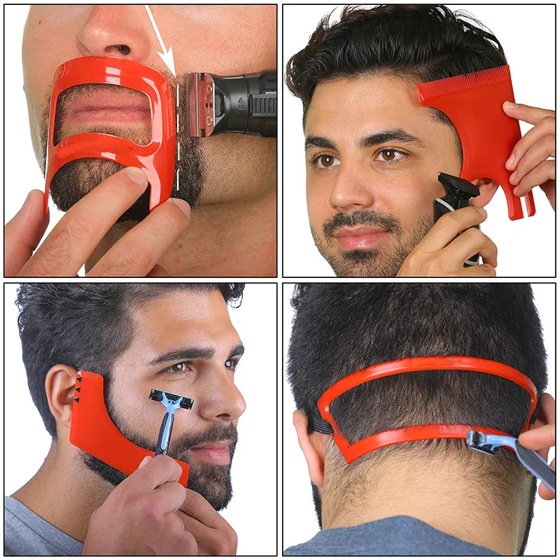 2/4Pcs Men's Beard Combs Hair  - огляд і ціна Men'S Grooming Haircut
