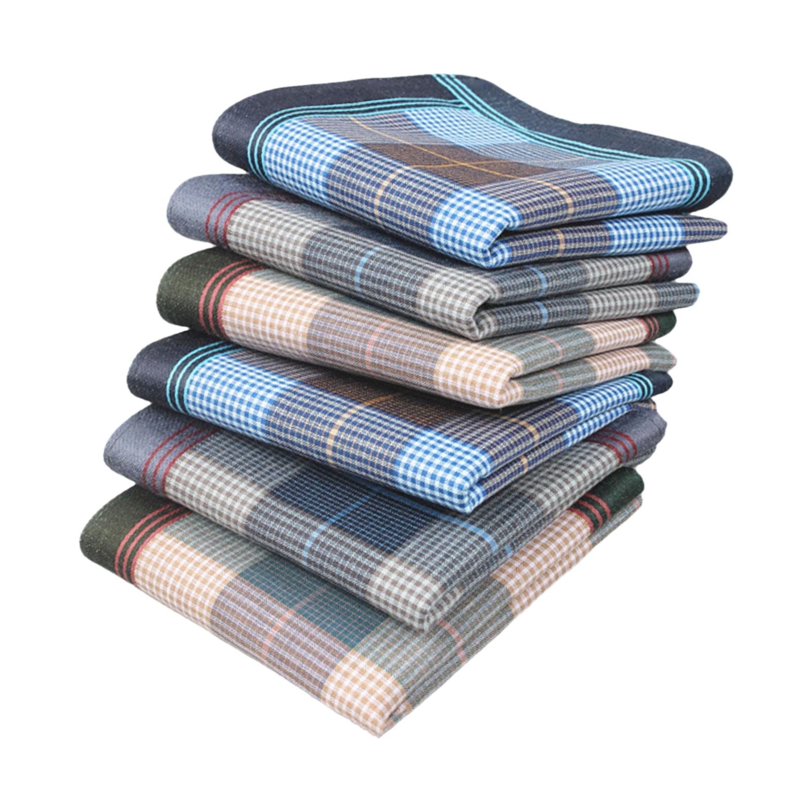 6Pcs Unisex Cotton Handkerchie - огляд і ціна Men'S Grooming Set Gift