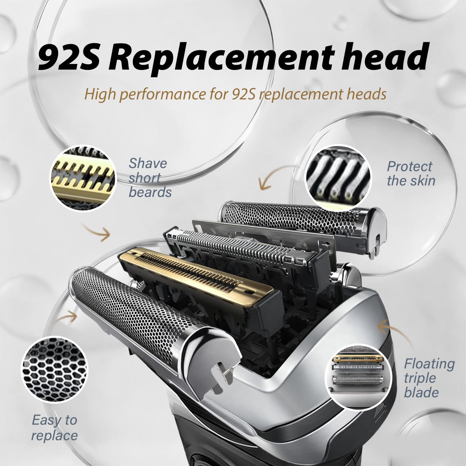 New 92S Replacement Foil Head  - огляд і ціна Men'S Face Grooming