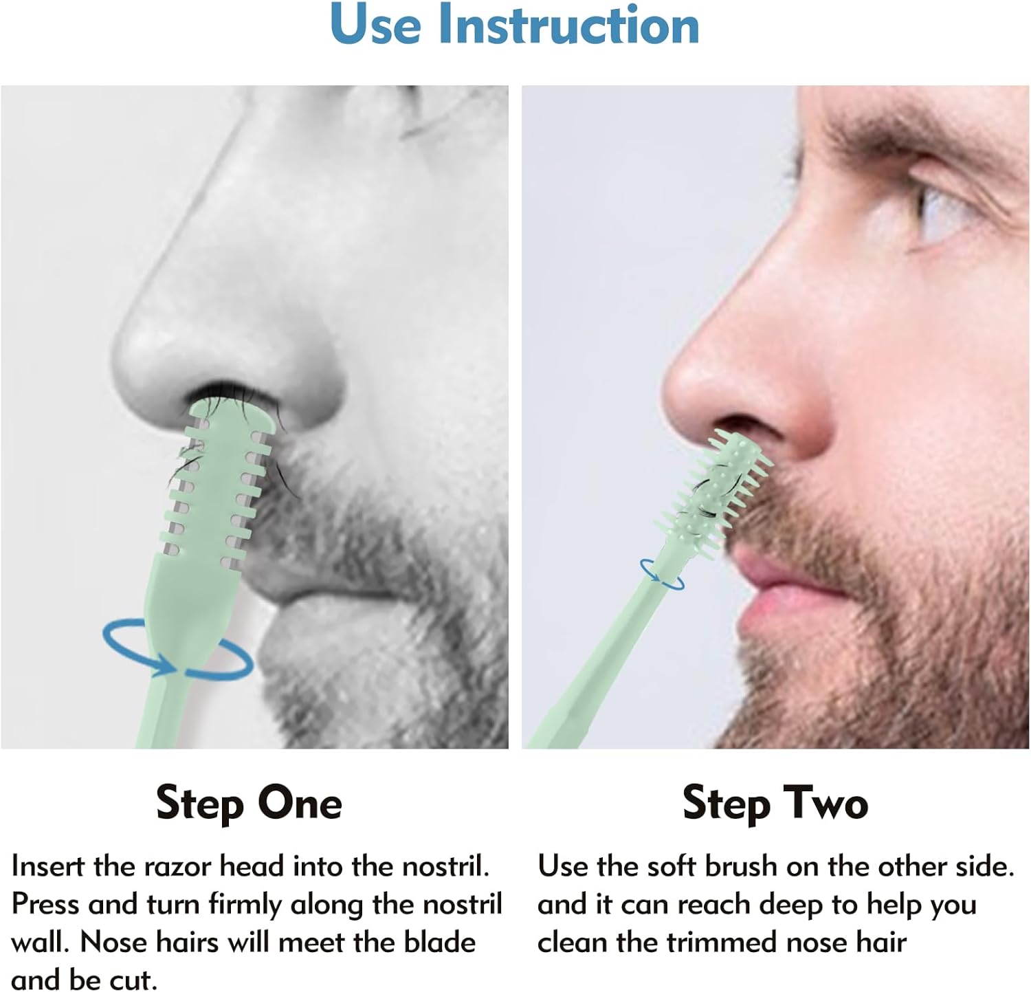 5/20/50Pcs 2-in-1 Nasal Cutter - огляд і ціна Men'S Grooming Haircut