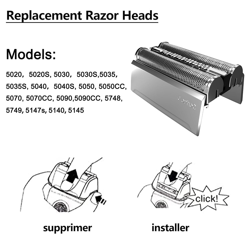 52S Replacement Head Razor Bla - огляд і ціна Men'S Face Grooming