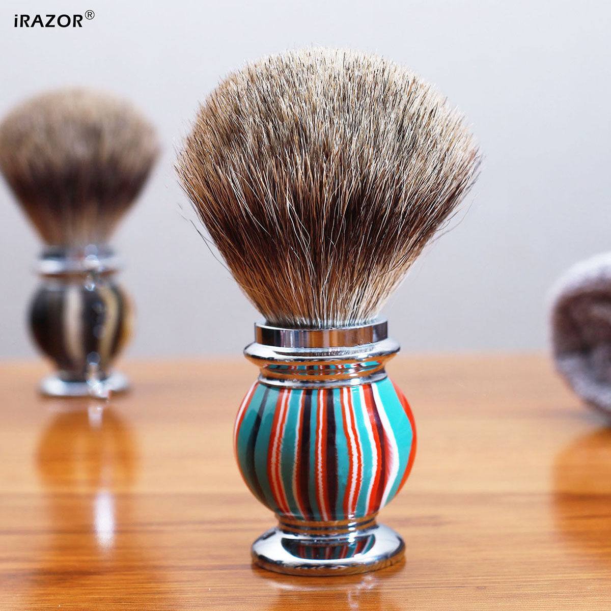 iRAZOR Silvertip Shaving Brush - огляд і ціна Men'S Grooming Organizer