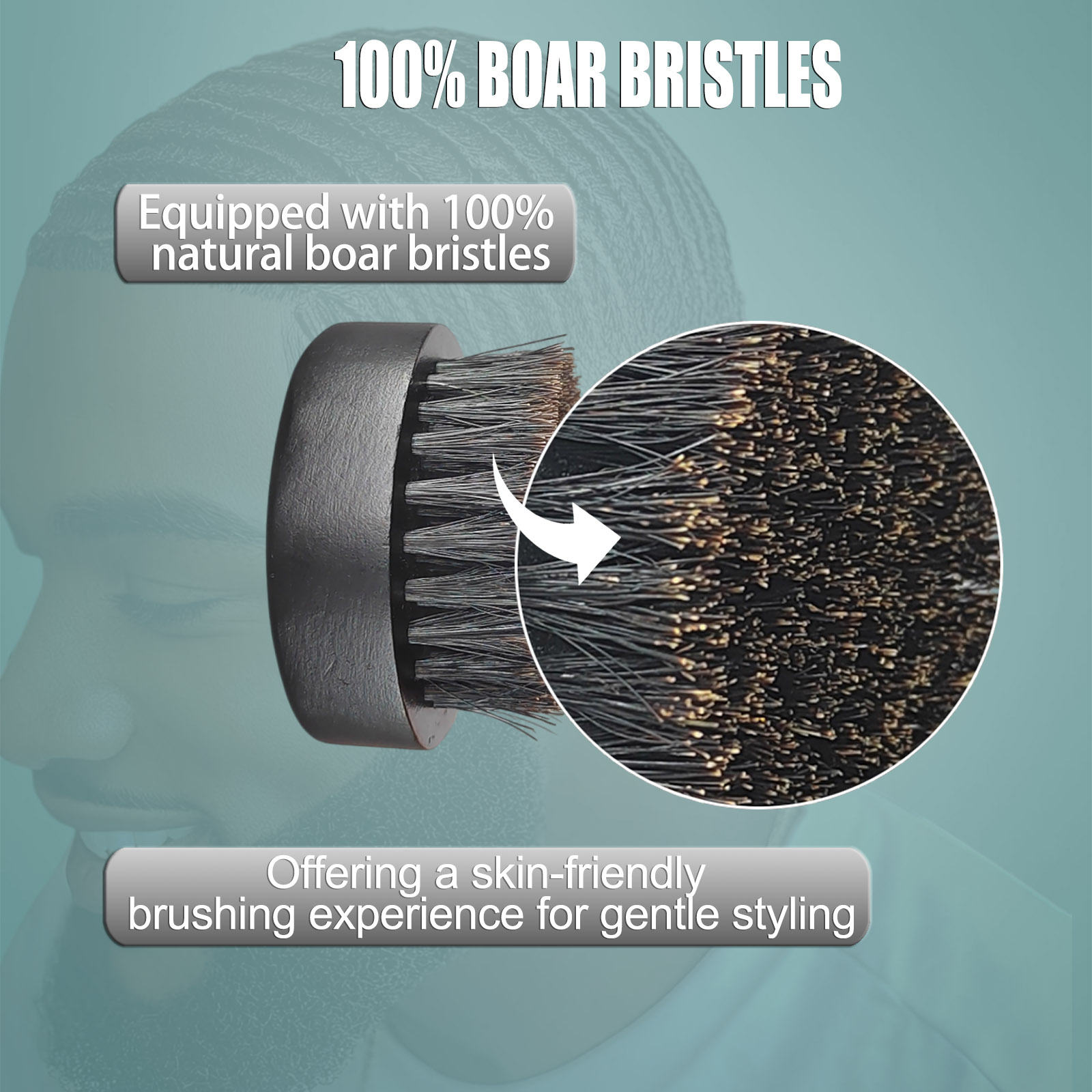 Round Beard Brush for Men – 10 - огляд і ціна Men'S Grooming Organizer