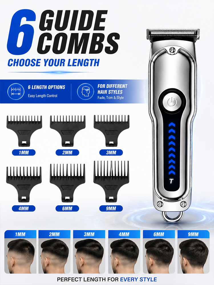 Men Hair Clipper T-Blade Cordl - огляд і ціна Men'S Grooming Haircut