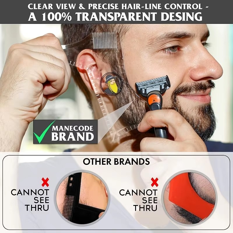 1PC/2Pc/3Pc Plastic Beard Comb - огляд і ціна Men'S Grooming Makeup