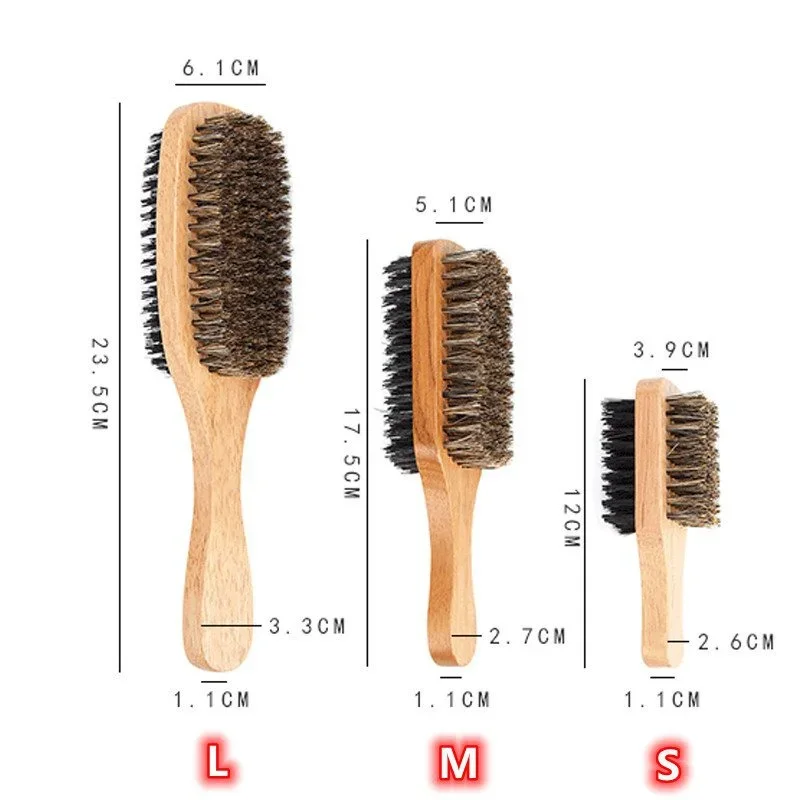 Beard Brush with Natural Woode - огляд і ціна Men'S Grooming Organizer