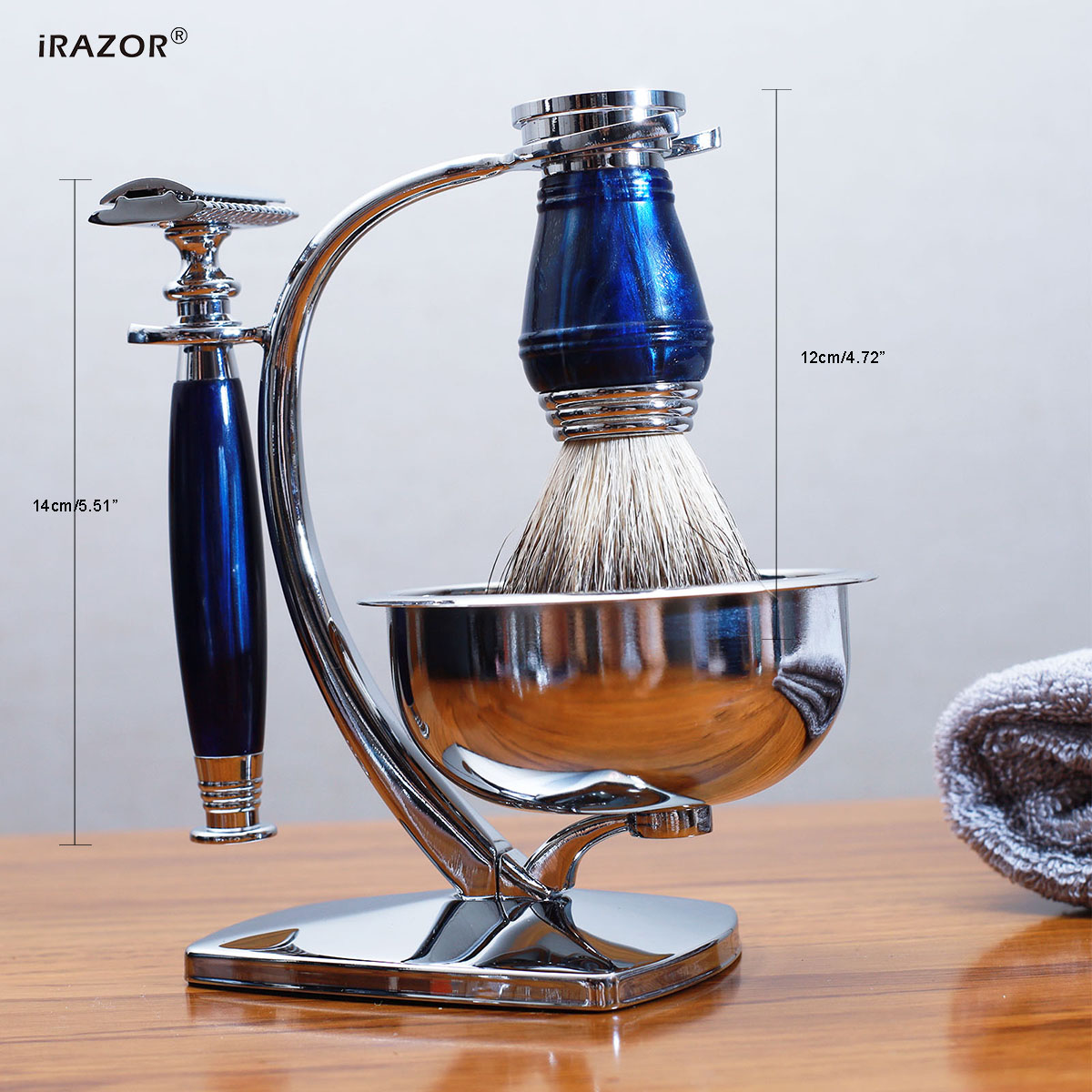 iRAZOR Royal Blue Luxury Men's - огляд і ціна Men'S Grooming Set Gift
