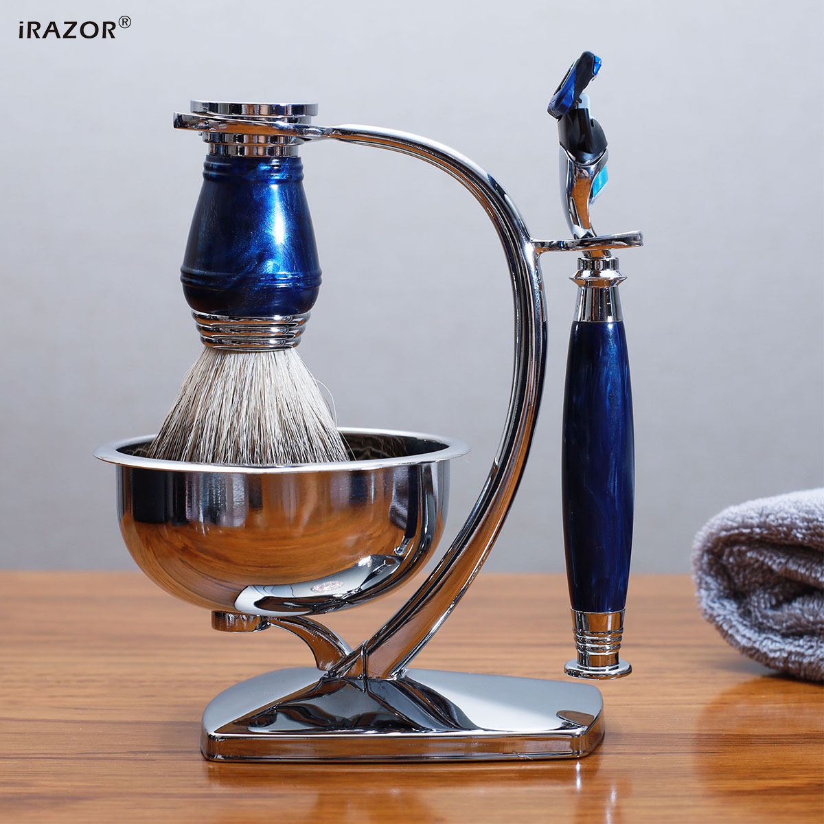 iRAZOR Royal Blue Luxury Men's - огляд і ціна Men'S Grooming Set Gift